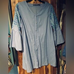 Gorgeous embroidered Gudrun Sjoden blouse